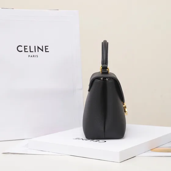 Celine Triomphe Noir Anse supérieure