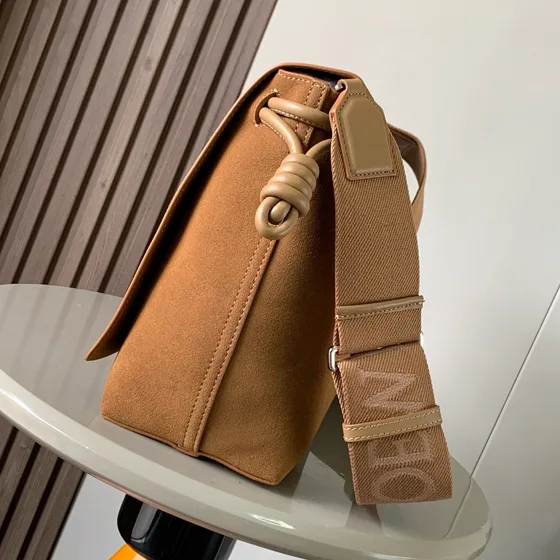 Loewe Flamenco Satchel Warm Desert Crossbody