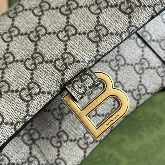 Balenciaga Belt Bag With Square G Beige Brown Belt Bag