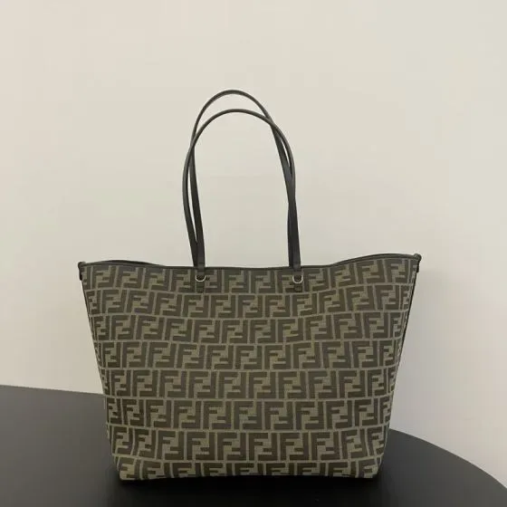 Fendi Ff Tote Brown Tote Bag
