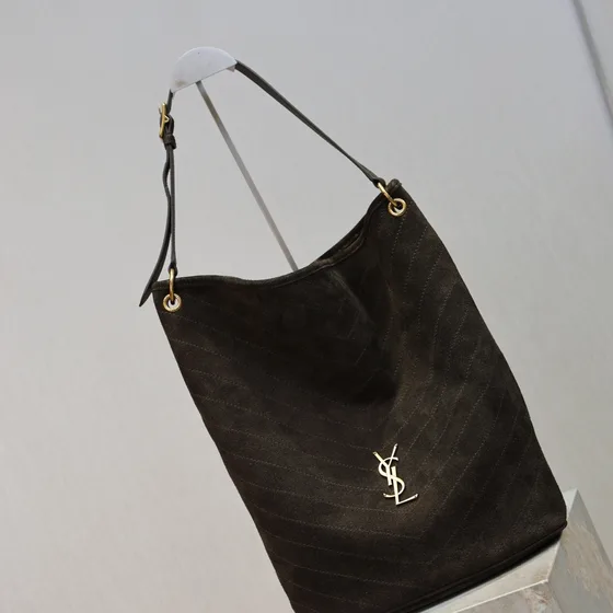 YSL Le Monogramme Hobo Dark Brown Hobo