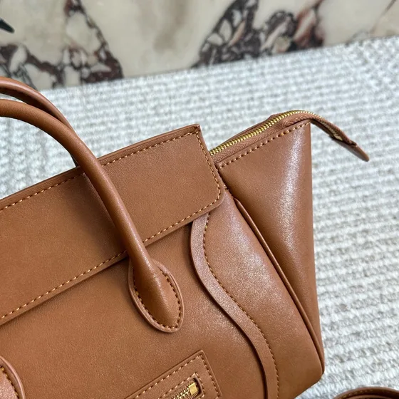 Celine Luggage Tote Brown Tote Bag