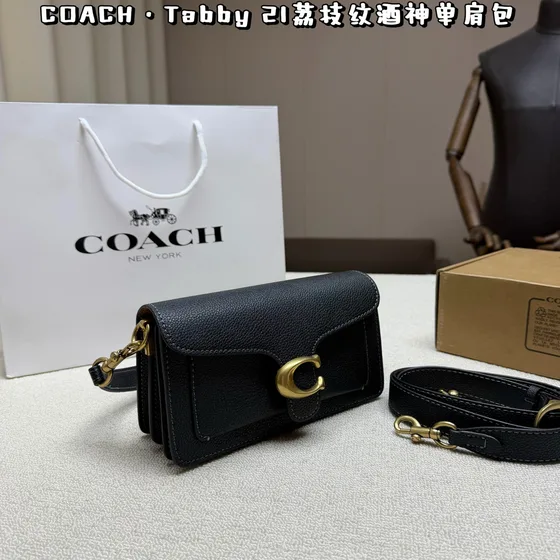 Coach Tabby 21 Negro 21 Crossbody