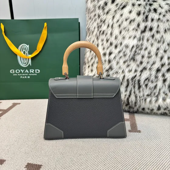 Goyard Sa gon Pm Grey Top Handle