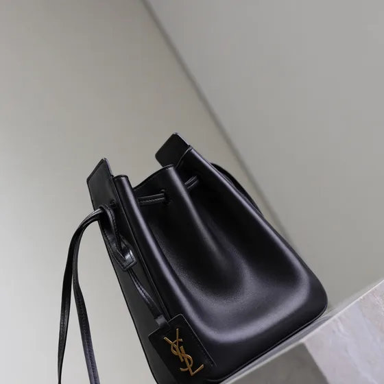YSL Le 37 Drawstring Bucket Bag Hitam Crossbody