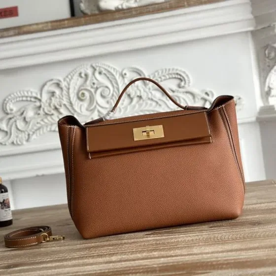 Hermes 24 24 Brown Top Handle