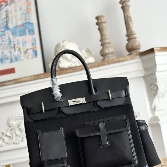 Hermes Birkin Cargo Black Top Handle