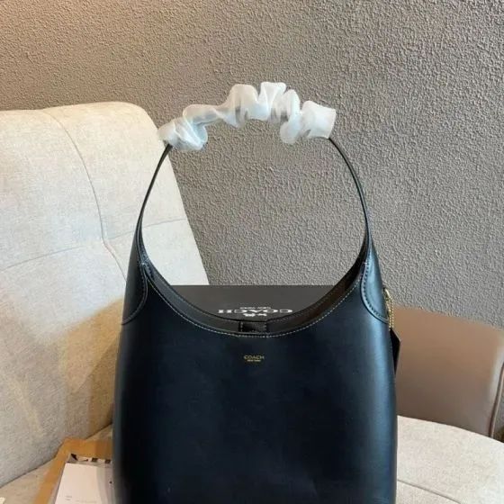 Coach Brooklyn Shoulder Bag 28 Black Shoulder Bag