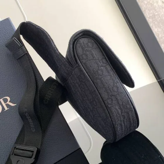 Dior Saddle Black Oblique messenger