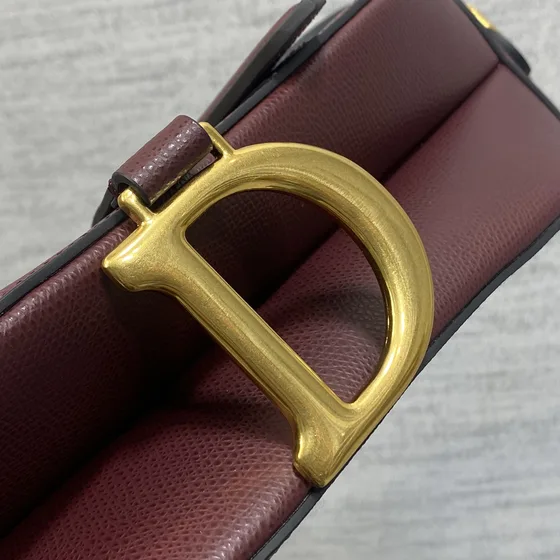Dior Saddle Bag Bordo Omuz çantası
