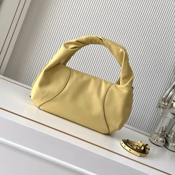 Fendi Marc 22 Hobo Bag Light Yellow Hobo