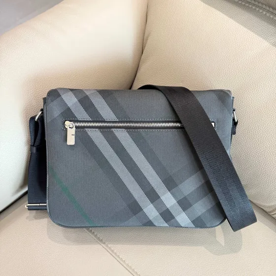 Burberry Vintage Check Crossbody Bag Grey Crossbody