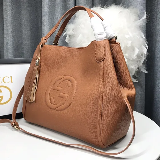 Gucci Soho Sac épaule Marron 25x29x16cm Sac épaule