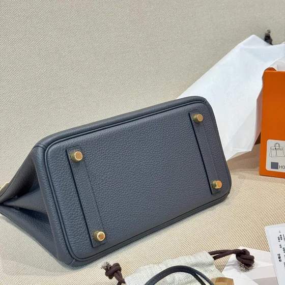 Hermes Birkin 25 Gris Misty 25 Tophåndtag