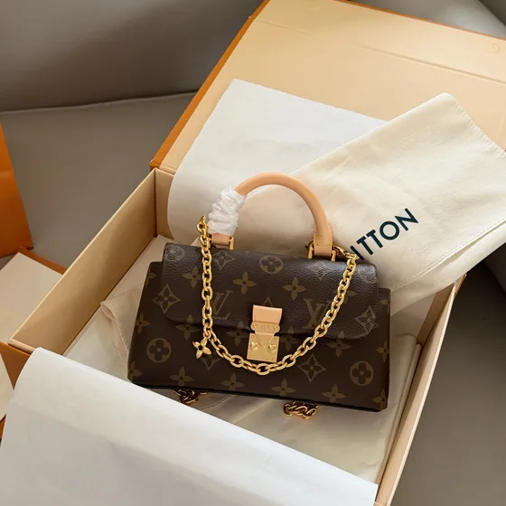 MCM Nano Métis Monogram Brun Crossbody