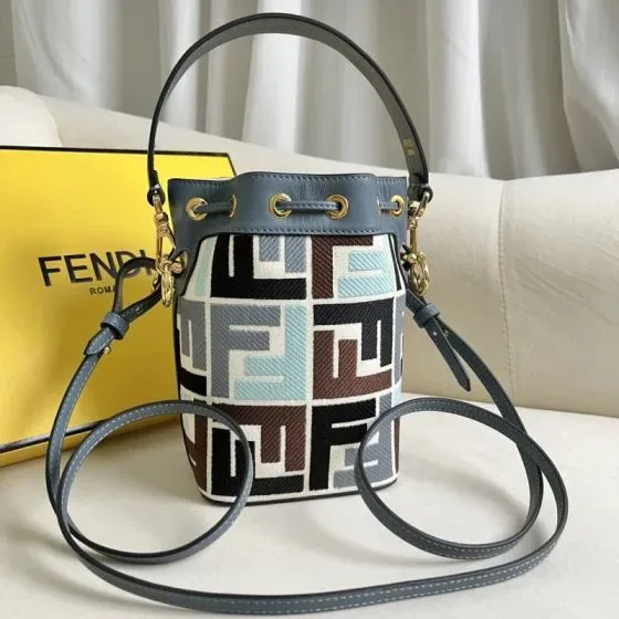 Fendi Mon Tr sor Mini Bucket Bag Multicolor Crossbody