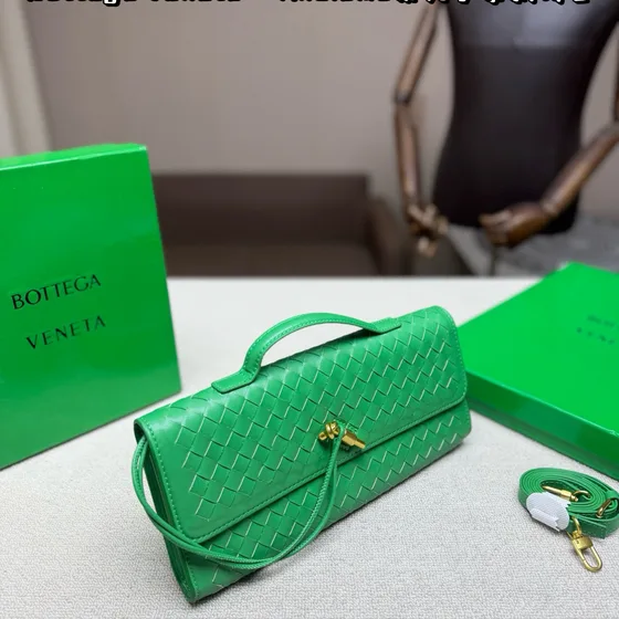 Bottega Veneta Andiamo Green Crossbody
