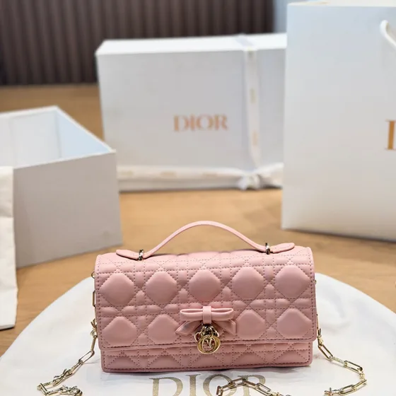 Dior Milly Dior Top Handle Clutch White Top Handle