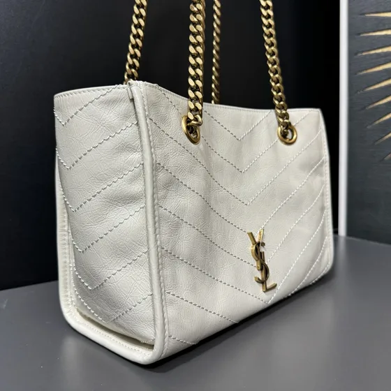 YSL Nolita Tote Bag White Tote Bag
