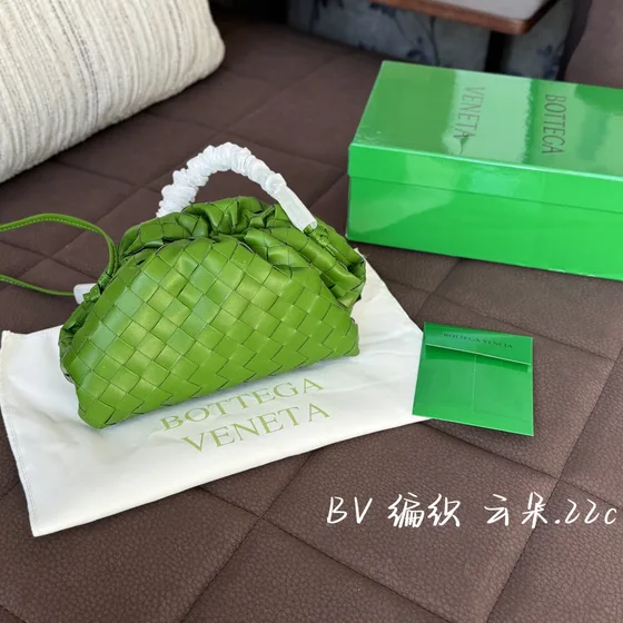 Bottega Veneta Mini Estuche Light Azul 22cm Riñonera