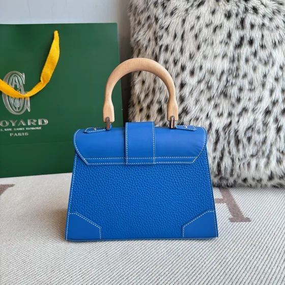 Goyard Saigon Mini أزرق Top Handle