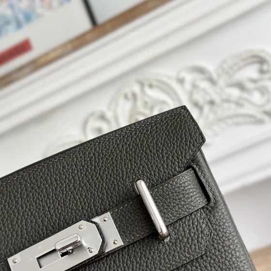 Hermes Kelly Jump Noir Crossbody