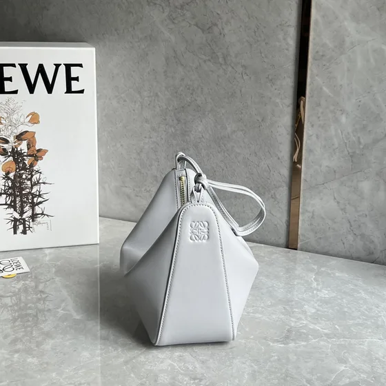Loewe Hammock Hobo Bag Light Gray Hobo