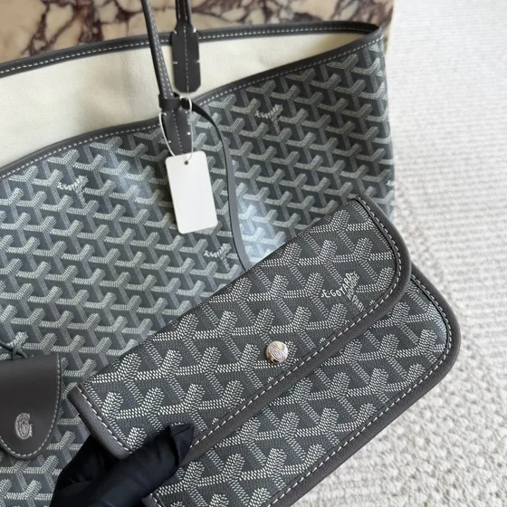 Goyard Saint Louis Tote Grey Tote Bag