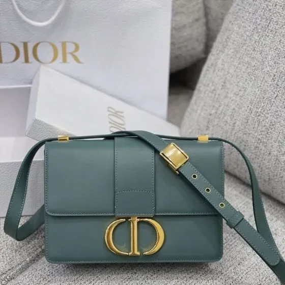 Celine 30 Montaigne Teal Green Crossbody