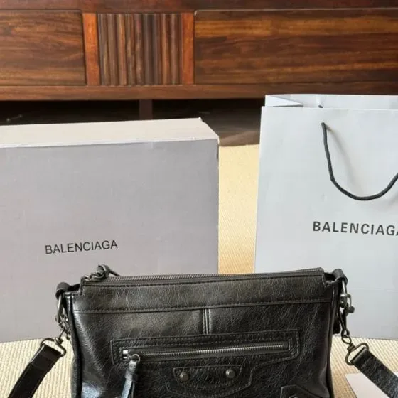 Balenciaga Le Cagole Men Crossbody Bag Black Crossbody