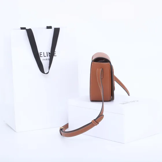 Celine Triomphe Marrón Crossbody
