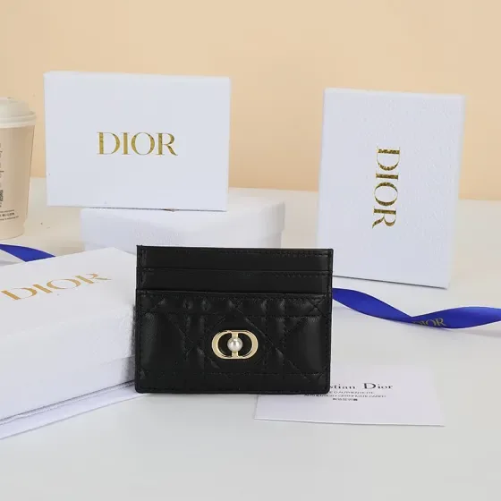 Dior Dior Jolie Card Holder Black Card Holder