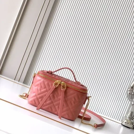 Fendi Vanity Case Crossbody Bag Pink Crossbody