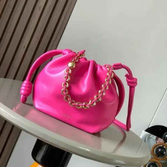Loewe Bounce Bag Hot Pink Top Handle