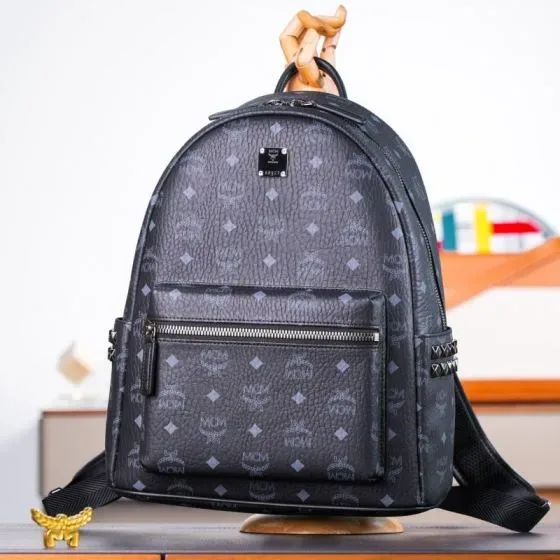 MCM Stark Backpack Black Backpack
