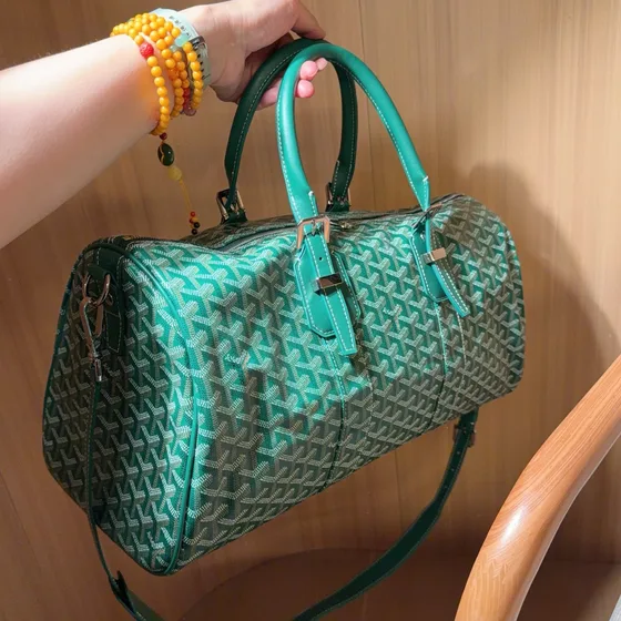 Goyard Boeing 45 Green Top Handle