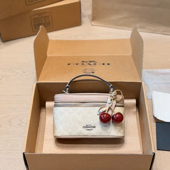 Coach Crosstaske Off-Hvid/Lyserød Crossbody
