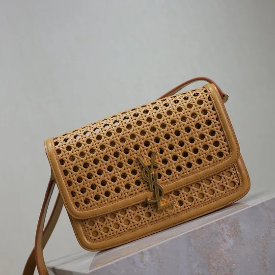 YSL Solferino Satchel Natural Beige Shoulder Bag