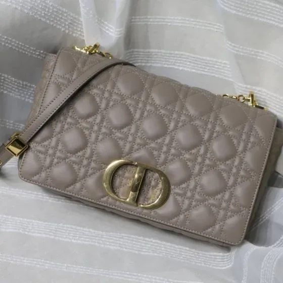Dior Caro Taupe Crossbody