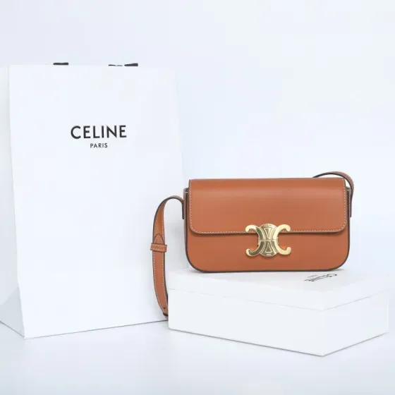 Celine Triomphe Tan Sac épaule