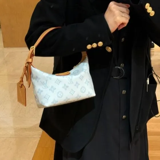 Louis Vuitton Hills Pochette White Shoulder Bag