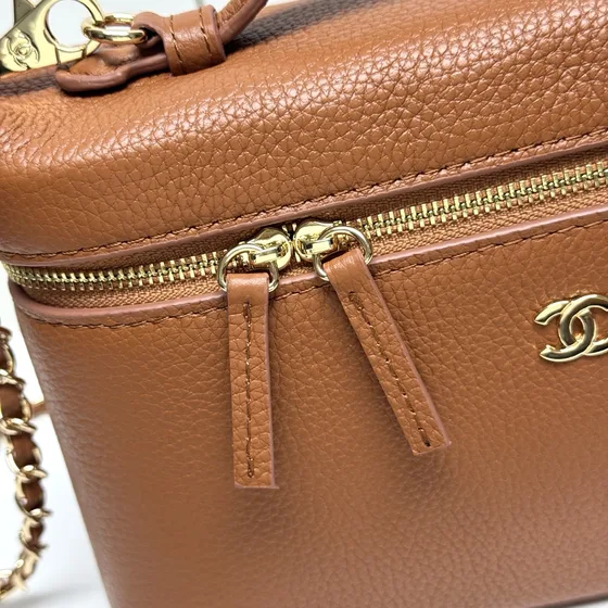 Chanel Vanity Case Caramel Marrom Vanity