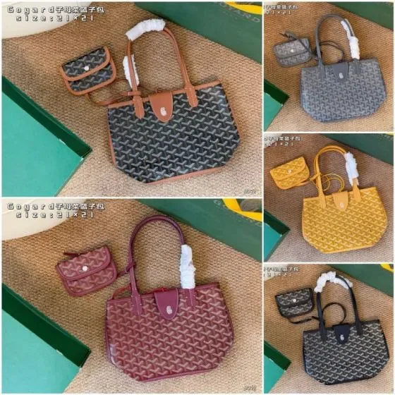 Goyard Anjou Mini Tote Multicolor 21 21cm Tote Bag