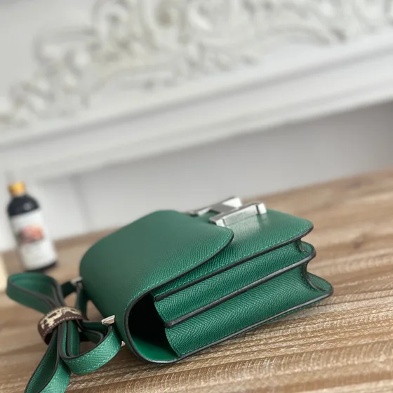 Hermes Constance Grün Crossbody
