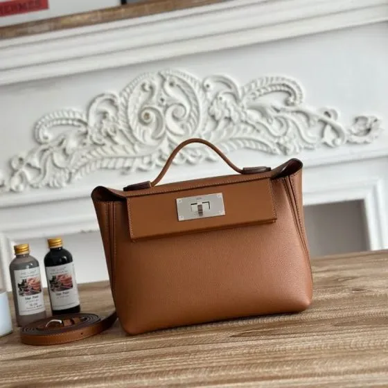 Hermes 24 24 Brown Top Handle