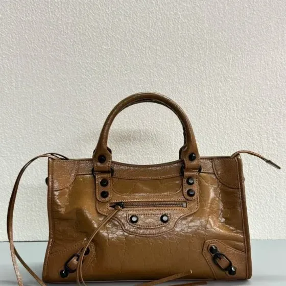 Balenciaga Le City Small Bag Brown Top Handle
