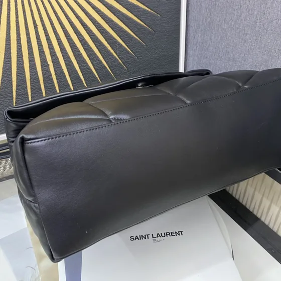 YSL Loulou Puffer Hitam Shoulder Bag