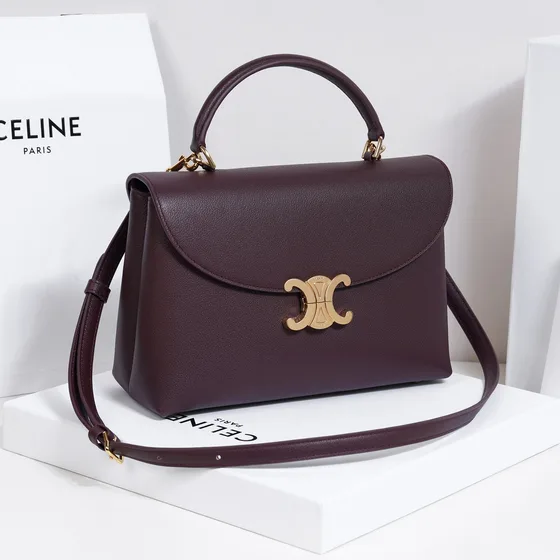 Celine Triomphe Bordô Alça superior