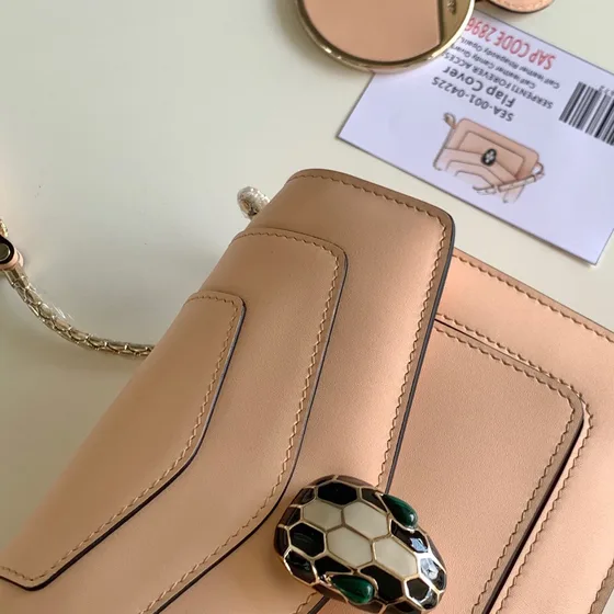 Bvlgari Serpenti Forever Crossbody-veske Light Rosa Crossbody