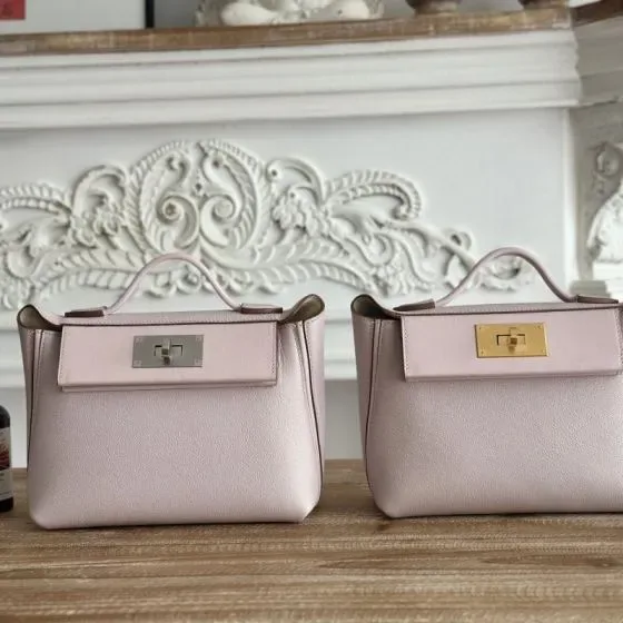 Hermes 24 24 Mini Light Purple Top Handle